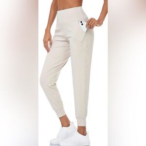 Oalka High Waist Yoga Joggers w/ Pockets – Size Small – NWOT